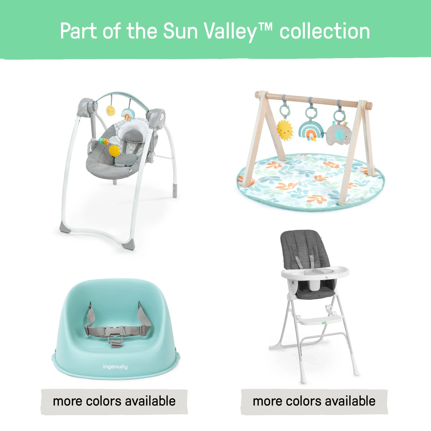 Kids2 - ITY Wooden Toy Arch & Mat - Sun Valley