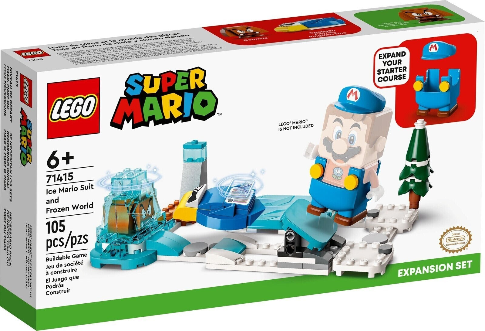 Ice Mario Suit and Frozen World