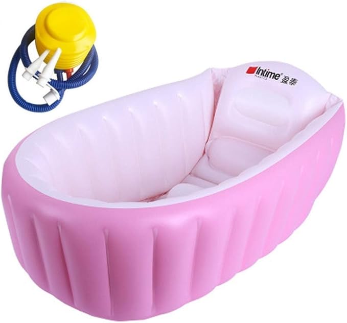 Portable Inflatable Baby Bathtub – Foldable Travel Bath Tub