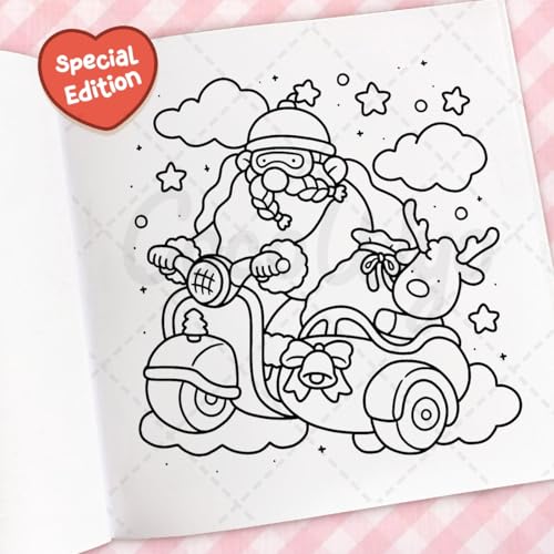 Cozy Christmas: Coloring Book for Adults and Kids (Cozy Spaces Coloring) - Medaid International
