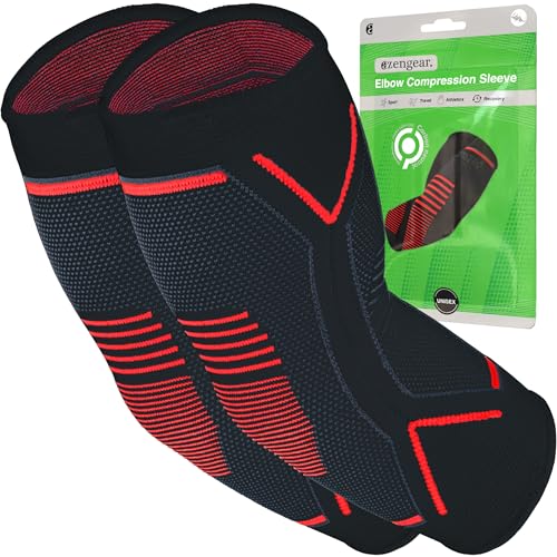Azengear - Elbow Compression Sleeve for Tendonitis, Arthritis Relief, Sports Support