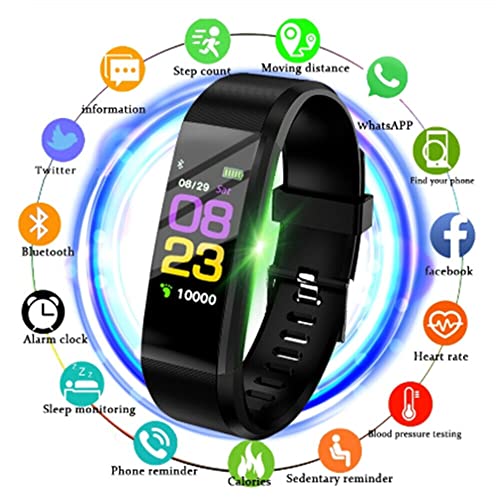 Generic - Fitness Activity Tracker Smart Band with Heart Rate, Pedometer, IPX7 Waterproof