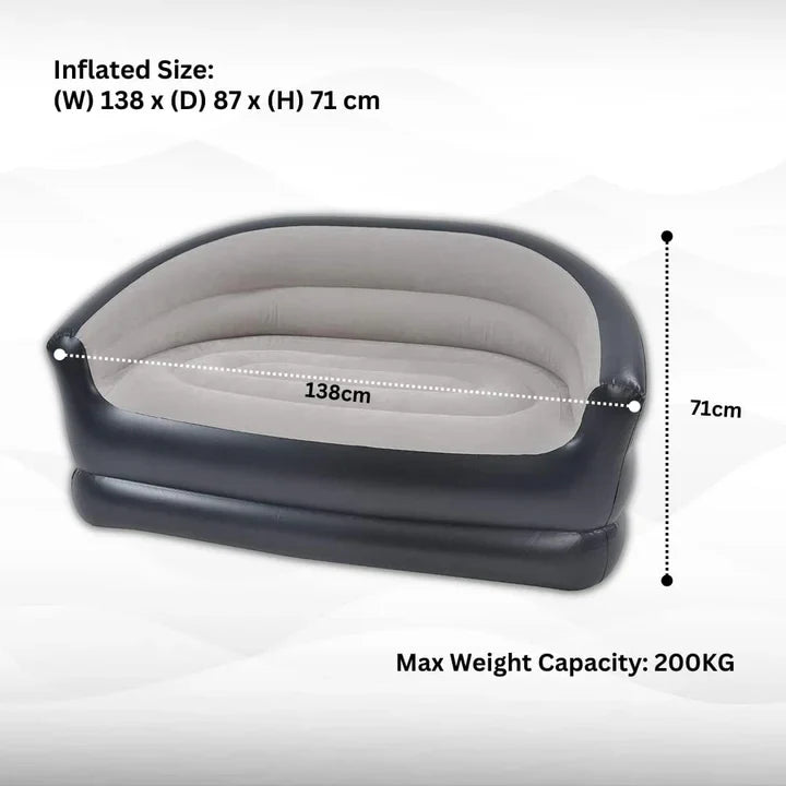 Folding Portable Inflatable Double Sofa