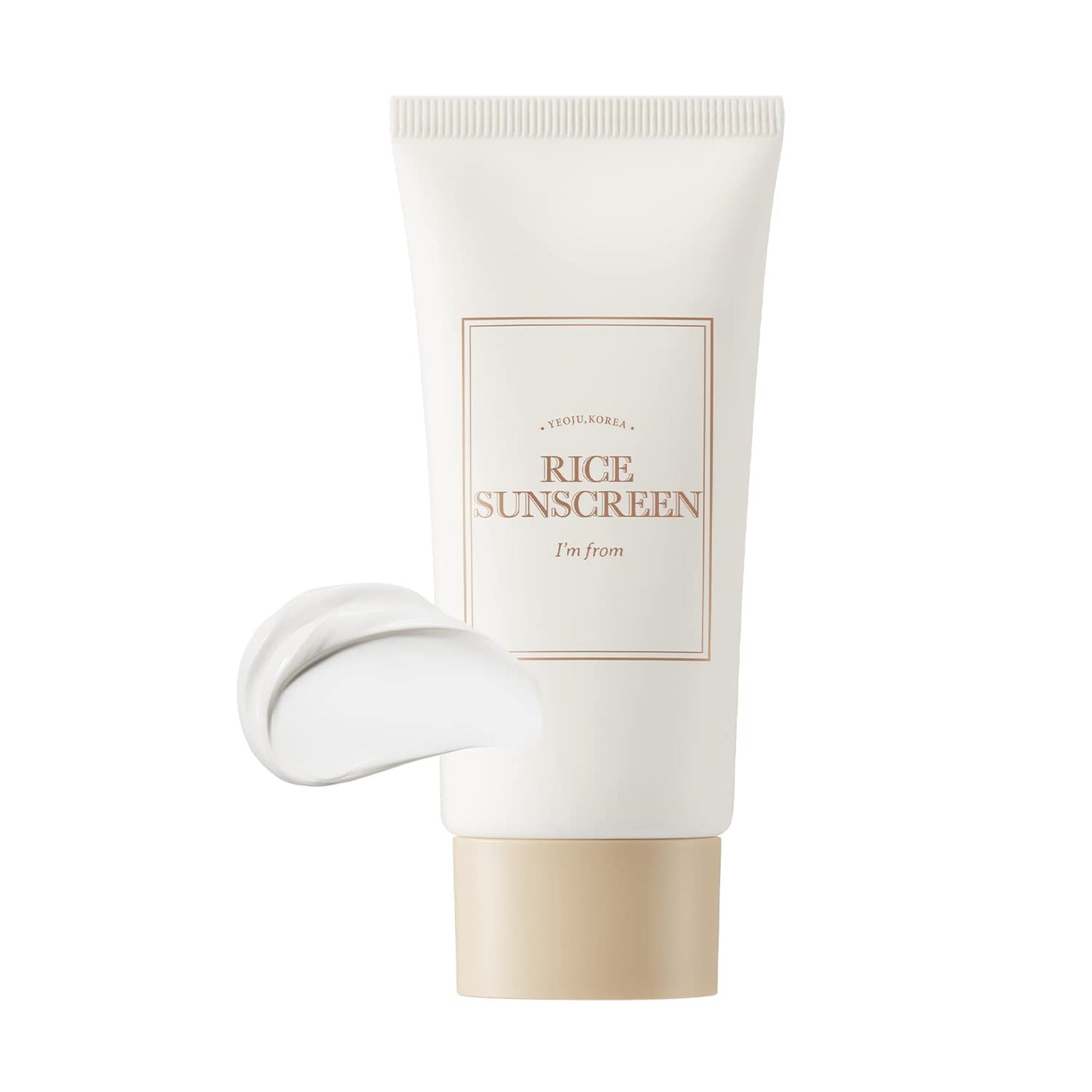 [I'm from] Rice Sunscreen 50ml, Physical, rice extract 41%, Non-nano zinc oxide, Reef friendly, skin sun protection - Medaid International