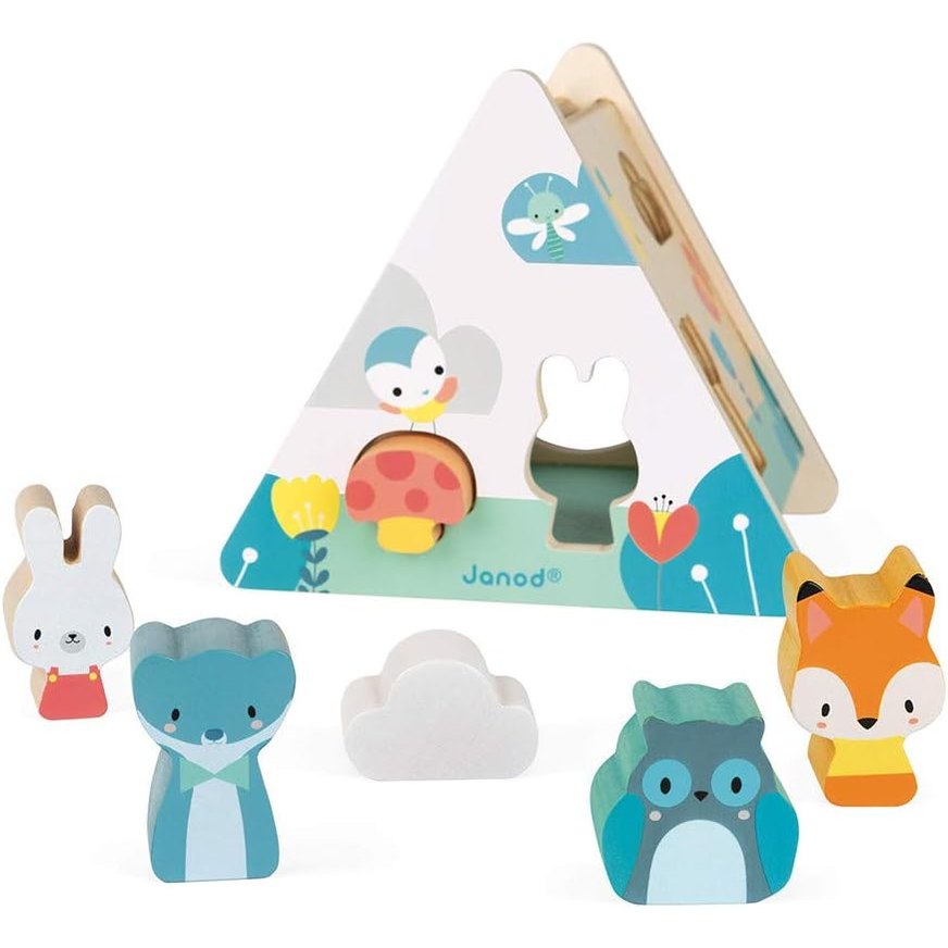 Janod - Pure Shape Sorter - Wood