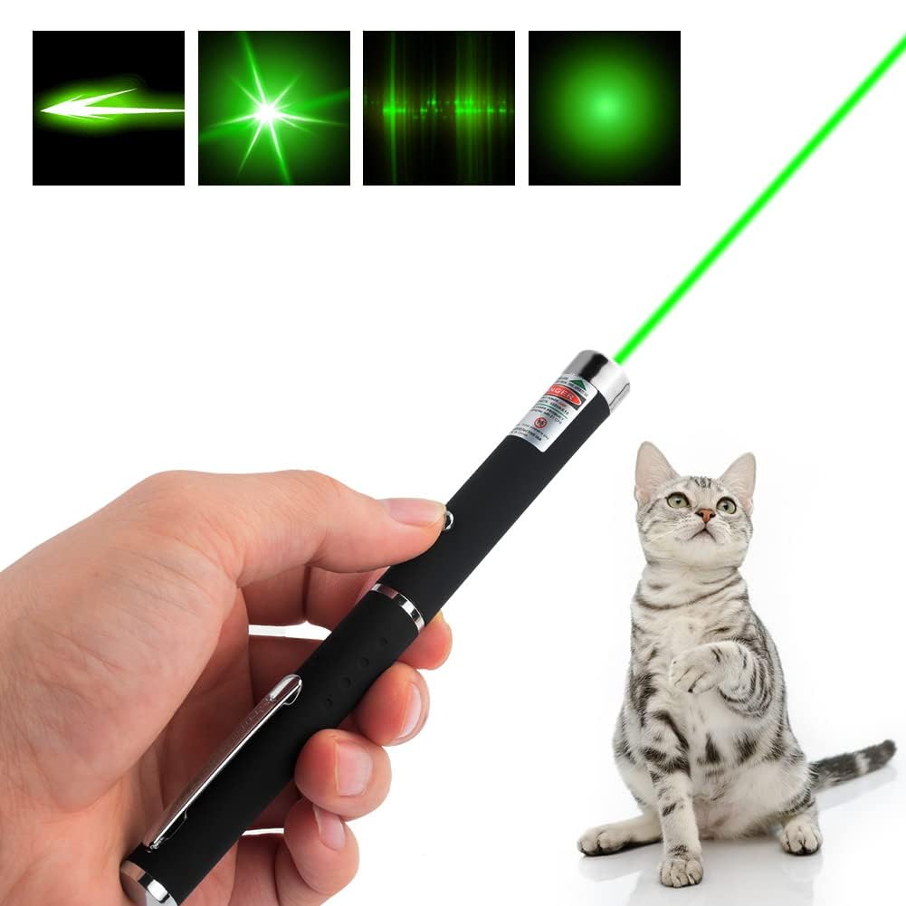 WNZQK 3 Pcs Laser Pointer for Cats Dogs Cats Laser Pointer Pet Interactive Toys Laser Presentation Remotes Red Green Purple Light (3 PCS Pack Color Mixed, Without Battery) - Medaid International
