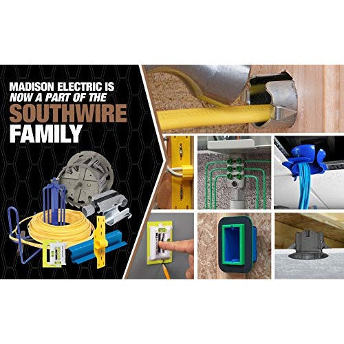 Southwire MSB1G One Gang Device Box with Depth Adjustable, Heavy Duty 42lb - Medaid International