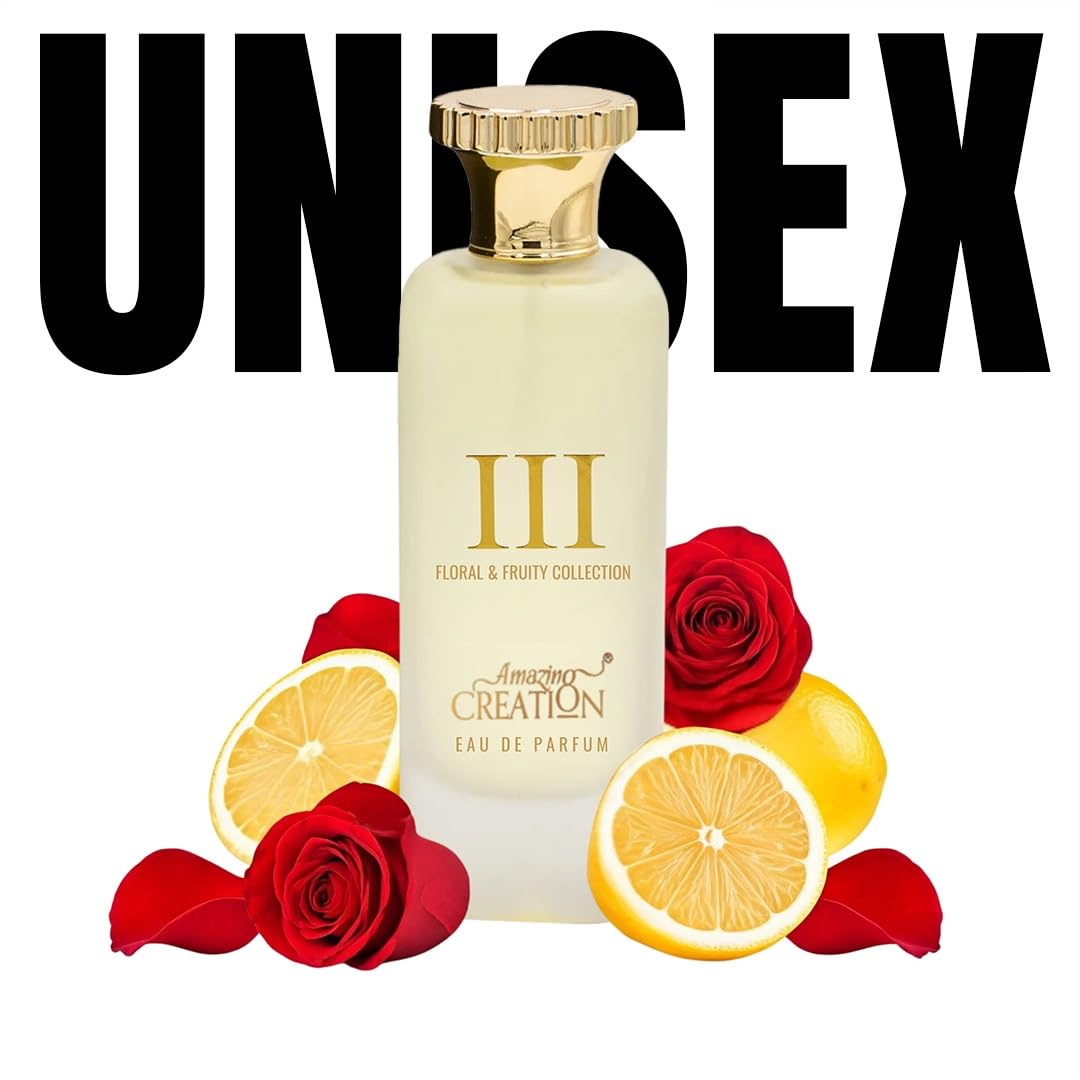 Amazing Creation Floral & Fruity Collection III Eau de Parfum for Unisex, 3.4 fl oz / 100ml - Medaid International
