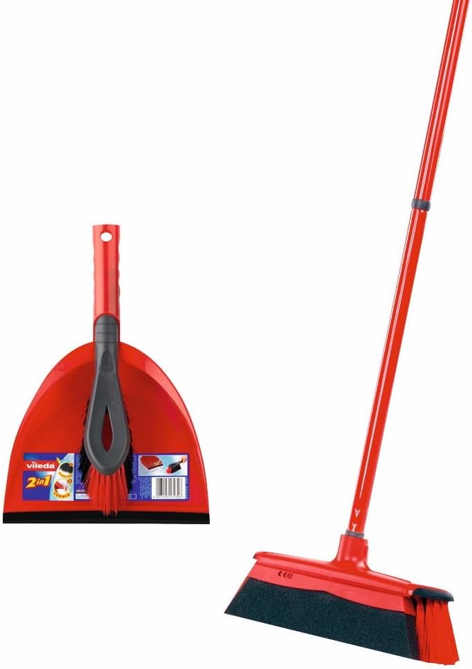 Vileda 3-in-1 Floor Care Set with Telescopic Handle