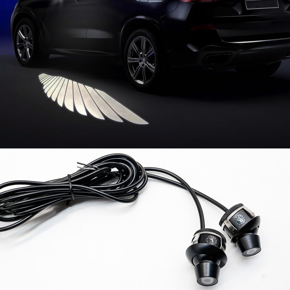 Car Angel Wings Light