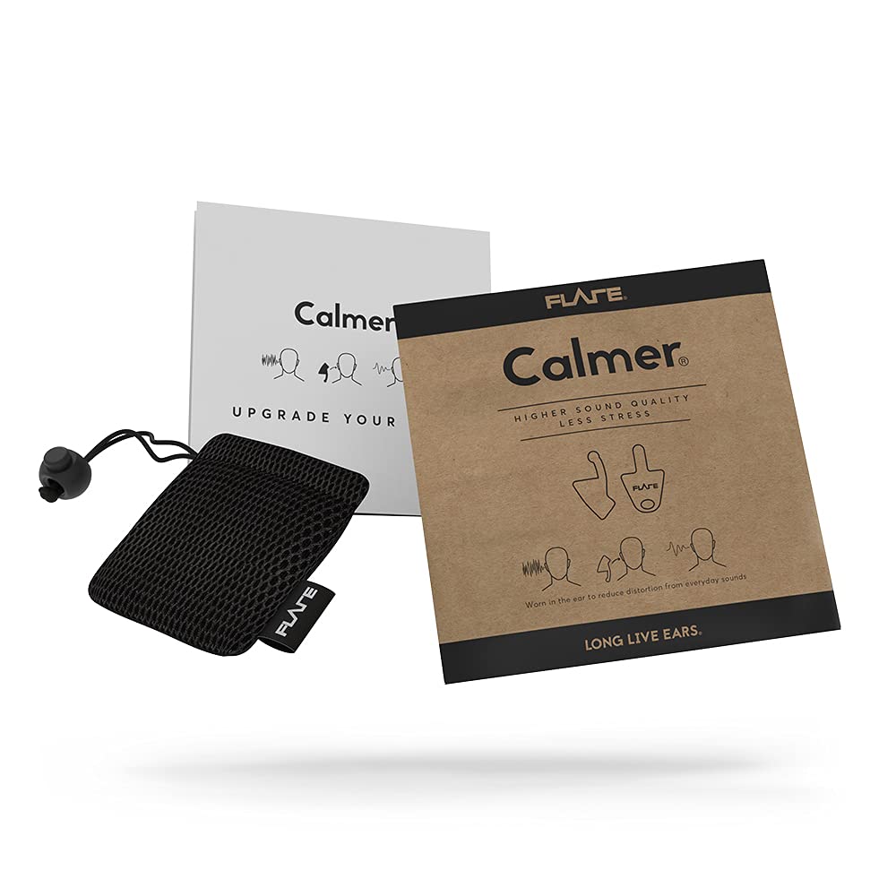 Flare Calmer – Ear Plugs Alternative – Reduce Annoying Noises Without Blocking Sound – Soft Reusable Silicone - Translucent - Medaid International