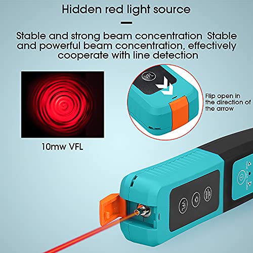 J.ZAO - AUA-40 Live Fiber Optical Identifier with 10mW Visual Fault Locator