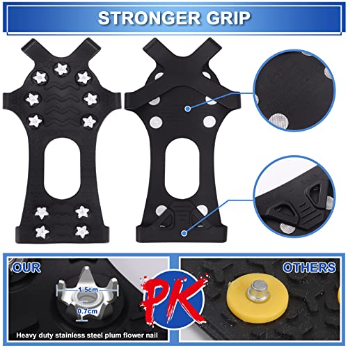 Winline - Durable Stainless Steel Shoe Spikes for Winter Grip & Safety