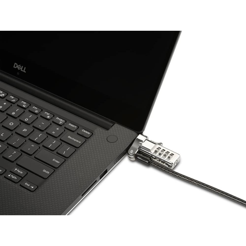 Kensington Universal 3-in-1 Combination Laptop Lock, Computer Security Locking Cable - Resettable Version (K62316WW), Black - Medaid International