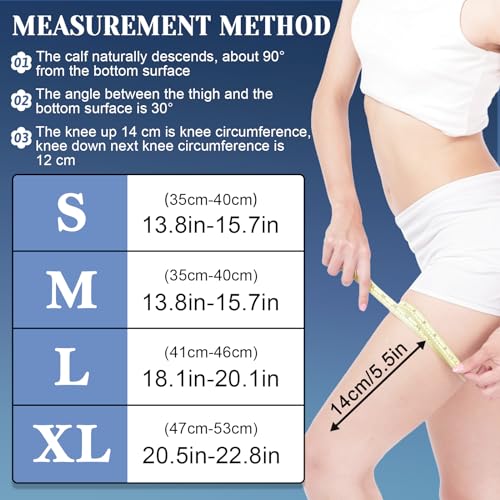 Viexpand - Pack of 2 Knee Supports, Compression Bandage for Joint Stability, Pain Relief for Sports and Weight Lifting, XL Size