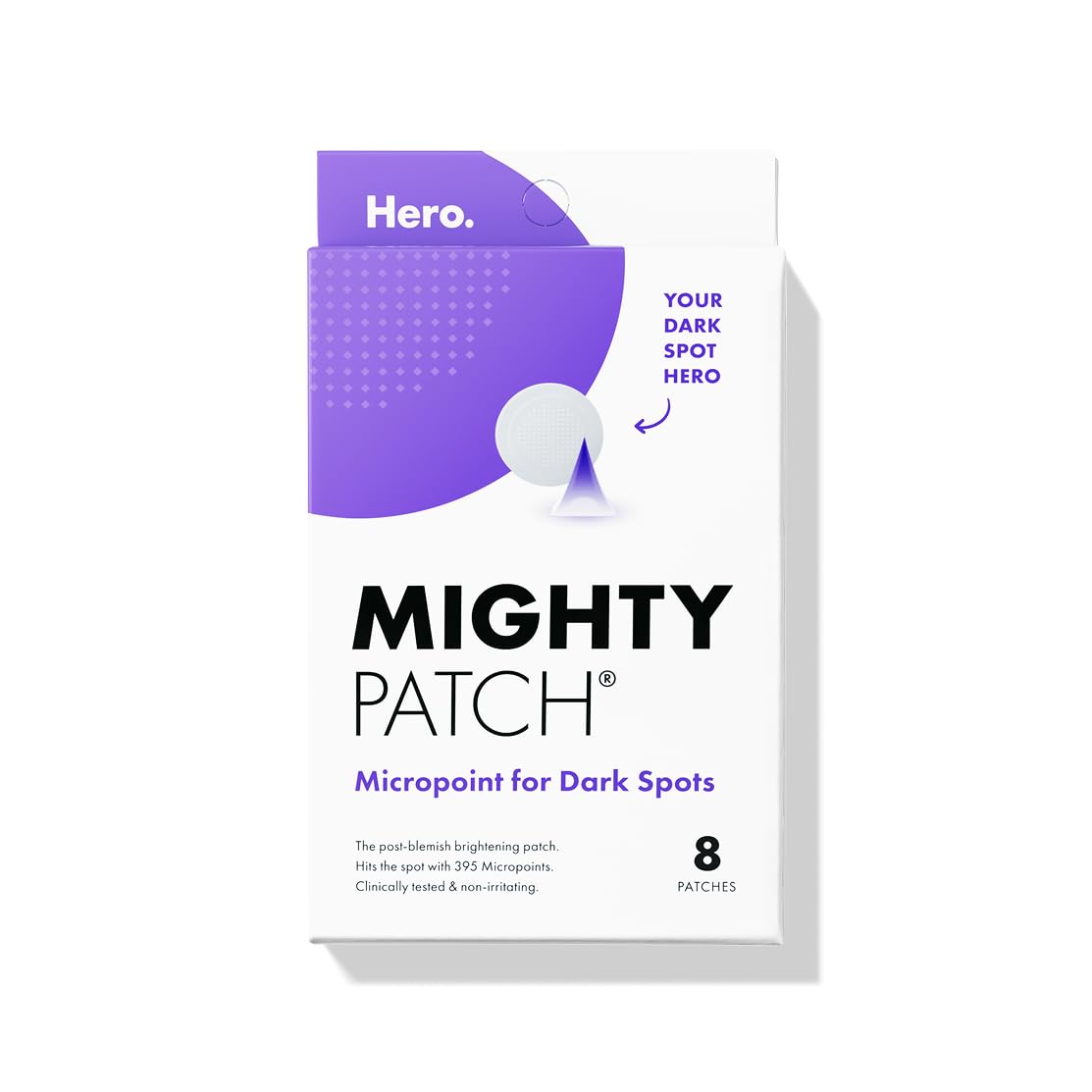 Hero Cosmetics Mighty Patch Micropoint™ for Dark Spots - Post-Blemish Dark Spot Patch with 395 Micropoints, Dermatologist Tested and Non-irritating (8 Count) - Medaid International