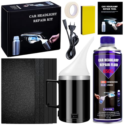 Spinne Lucas - 300G Headlight Preparation Kit with Repair Fluid & Polishing Tools