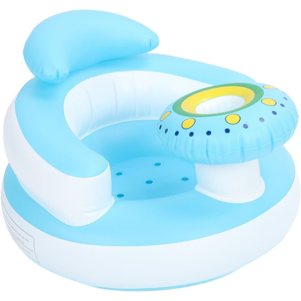 Baby Inflatable Chair PVC Infant Support Folding Toddler Bath Chair