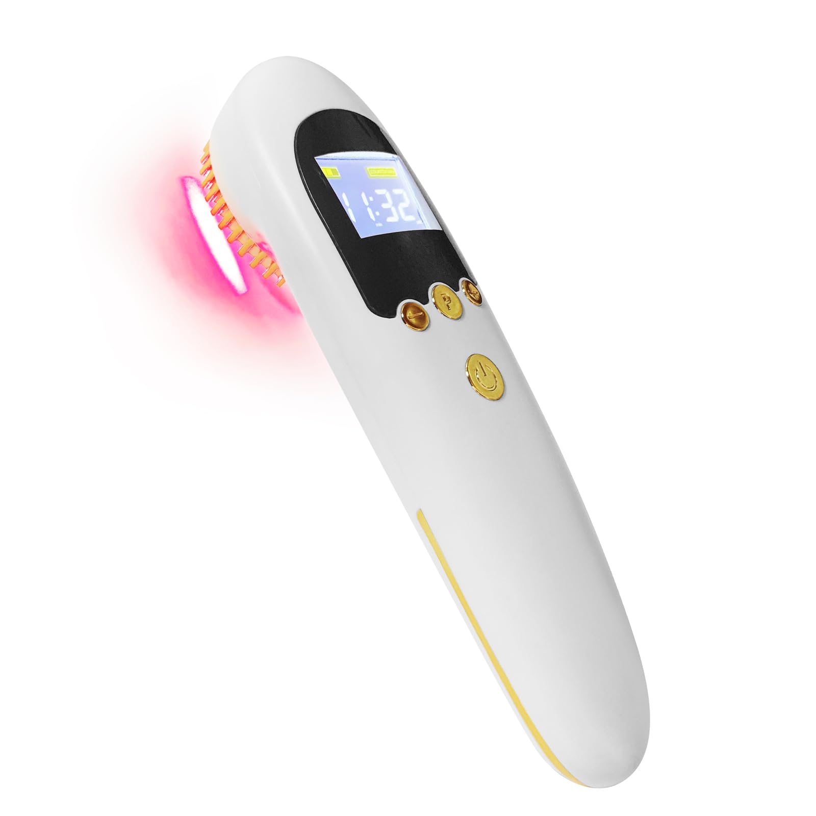 Red Light Therapy Device Wand, Near Infrared Light Therapy for Pain Relief, 650nm Red Light Therapy for Muscle & 808nm NIR for Joint, Handheld Infrared Therapy for Knee, Shoulder, Dog, Cat, Horse - Medaid International