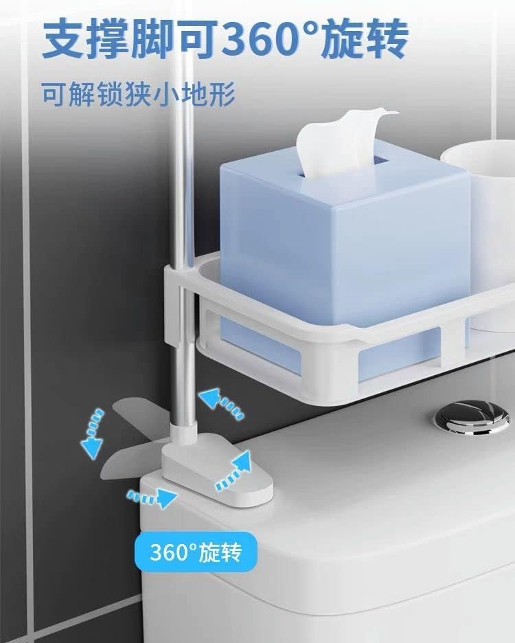 2-Tier Bathroom Storage Shelf – Space Saving Organizer