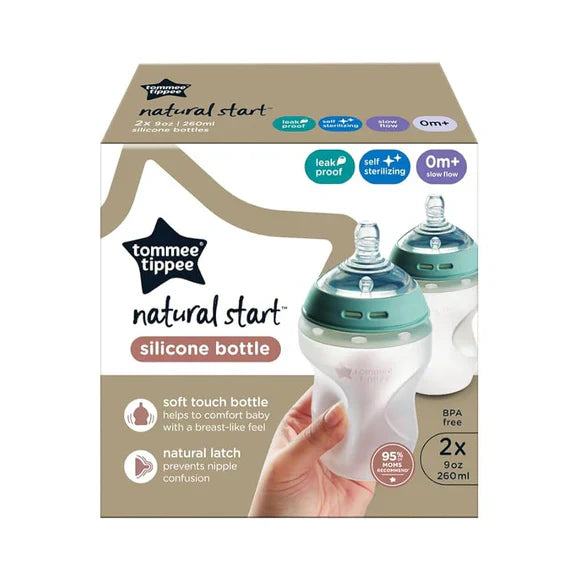 Tomme Tippee - Natural Start Silicone - x2 260ML