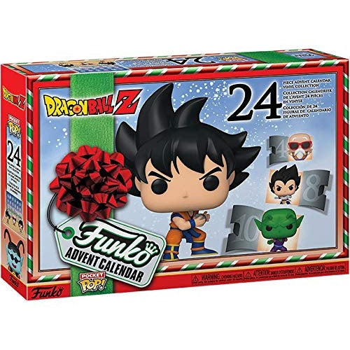 Funko Advent Calendar: Dragon Ball Z - Goku - 24 Days of Surprise - Collectible Vinyl Mini Figures - Mystery Box - Gift Idea - Holiday Xmas for Girls, Boys & Kids - Christmas Countdown - Medaid International