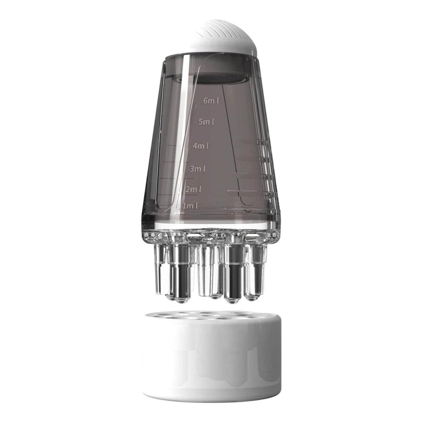 Scalp Applicator Comb for Hair Growth, Hair Oil Scalp Massager Root Comb Bottle for Essential Oil Hair Treatment (Grey) - Medaid International