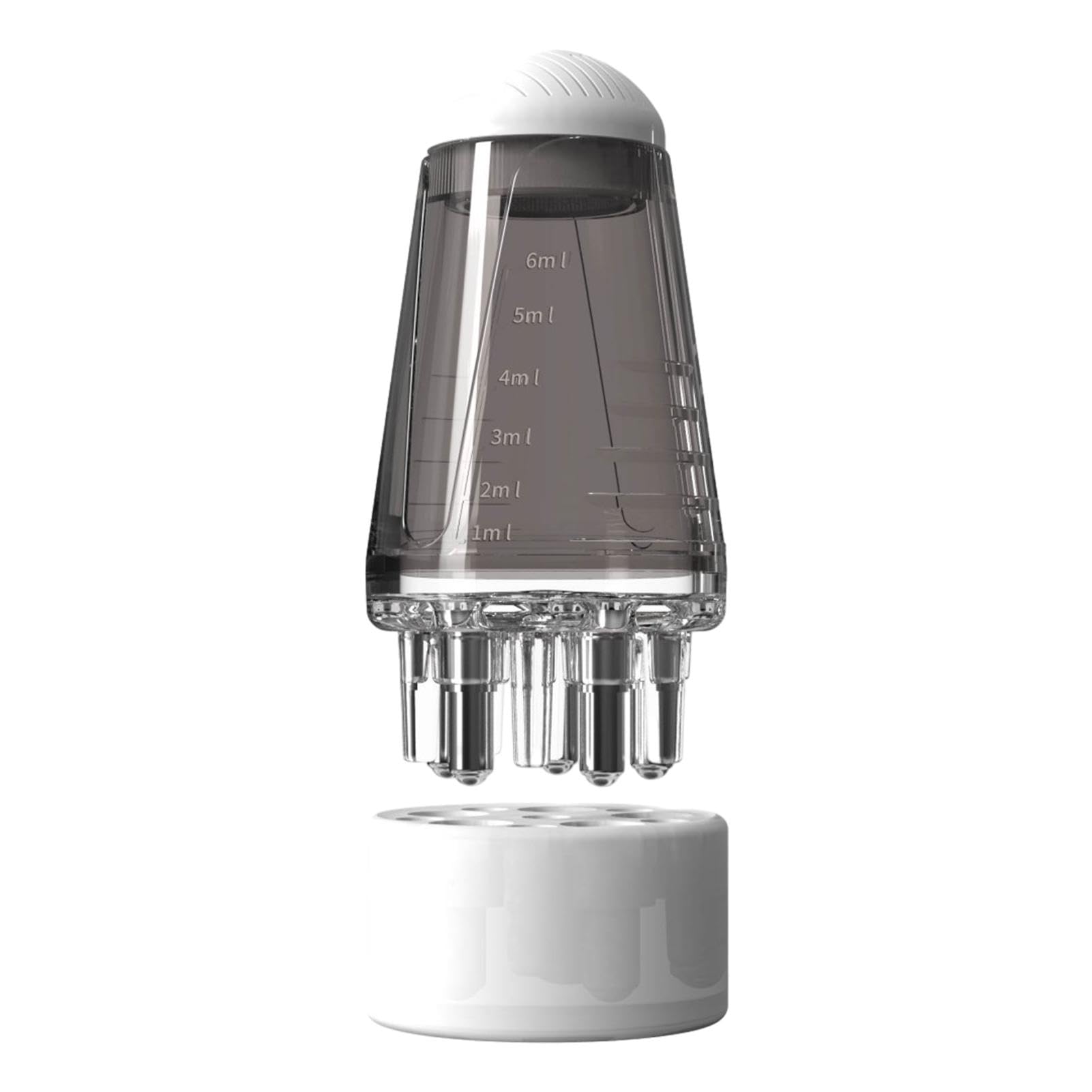 Scalp Applicator Comb for Hair Growth, Hair Oil Scalp Massager Root Comb Bottle for Essential Oil Hair Treatment (Grey) - Medaid International