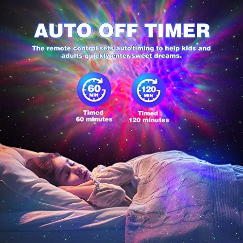 FSSQBFLC - Astronaut Galaxy Projector with Timer, Remote, LED Nebula Light