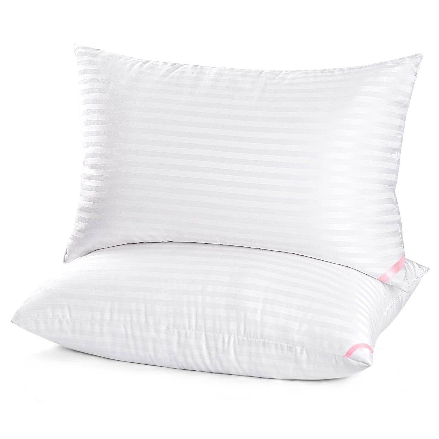 EIUE Hotel Collection Bed Pillows for Sleeping 2 Pack Queen Size，Pillows for Side and Back Sleepers,Super Soft Down Alternative Microfiber Filled Pillows,20 x 30 Inches - Medaid International