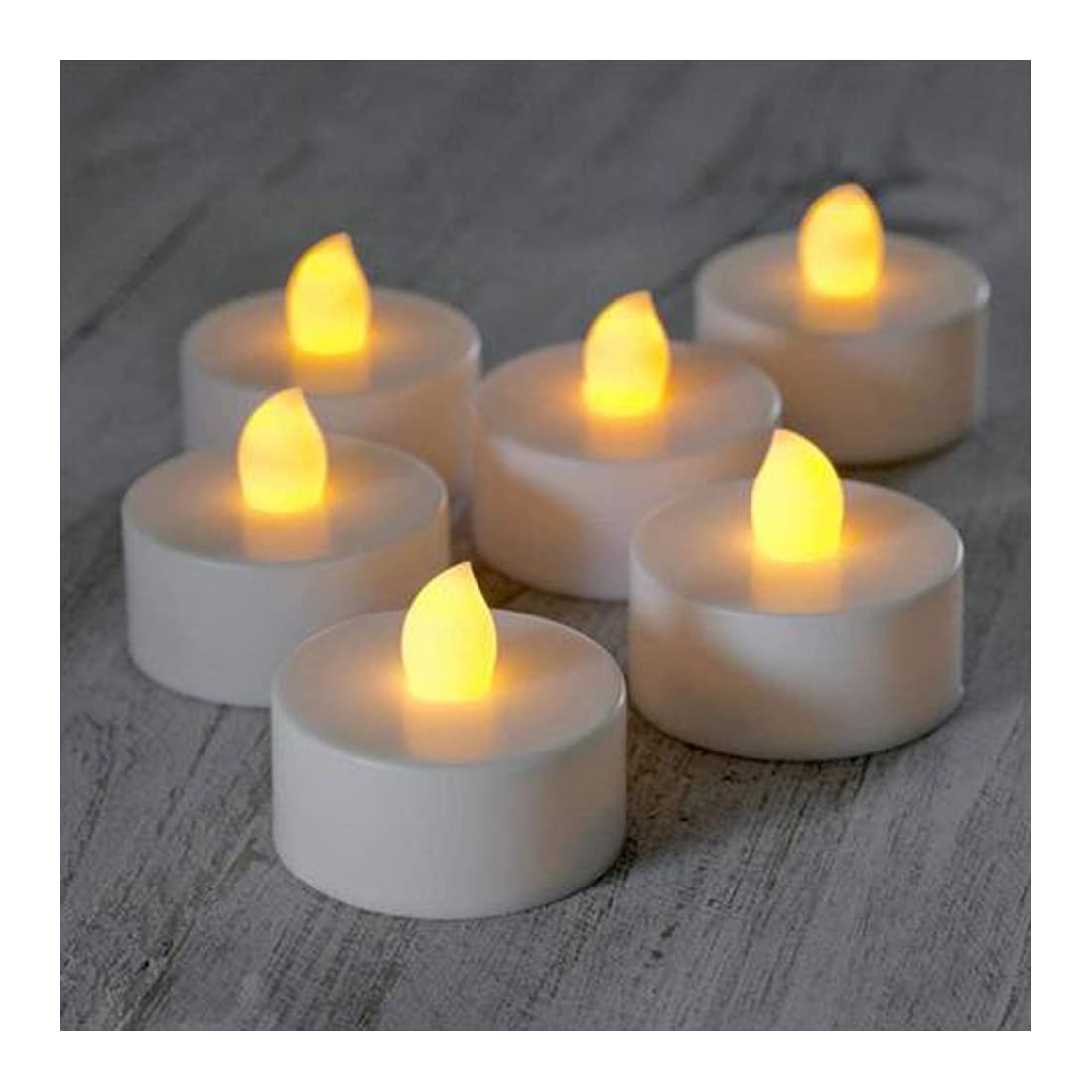 KASTWAVE Rosymoment Led Candles Light 12Pcs Battery-Powered, Flameless Romantic Party Tea Light, Rosymoment, Multi-Colour, A245-10