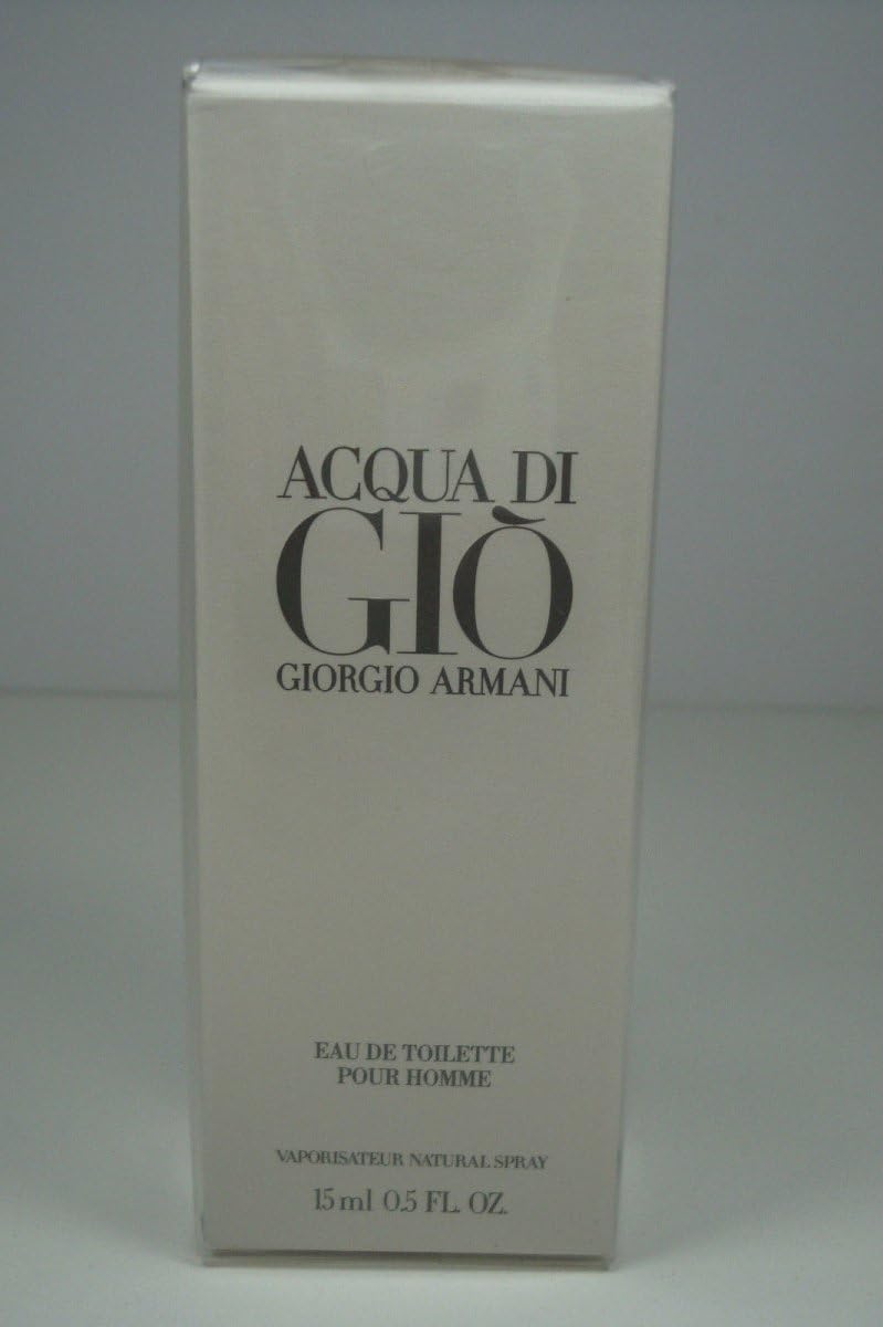 Giorgio Armani Eau De Toilette Spray .5 Oz (Men) - Acqua Di Gio - Medaid International