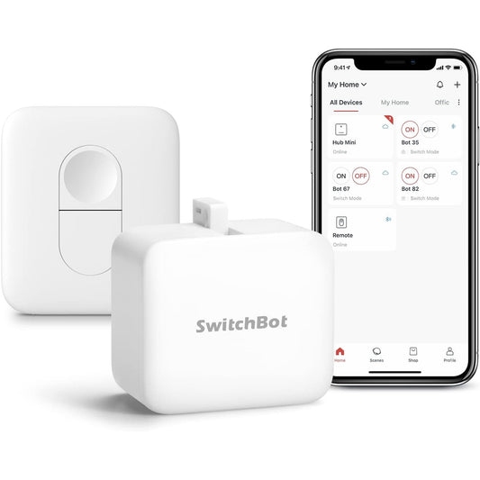 Qayra™️ Smart Automatic Switch Bot with Remote - Works on App & Remote