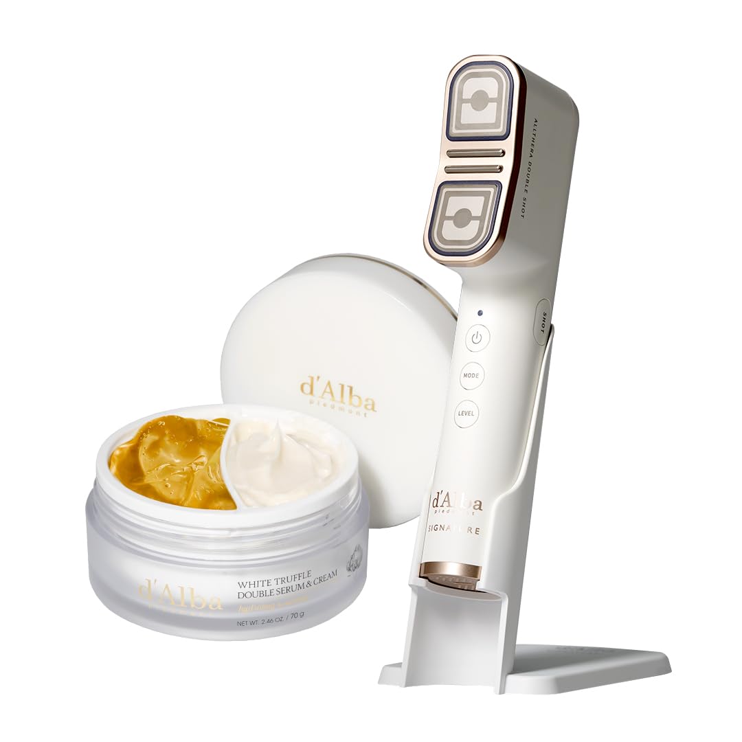 d’Alba Allthera Double Shot Beauty Massager | 3-Mode Facial Beauty Massager | Face & Body Care | Korean Skincare Tool - Medaid International