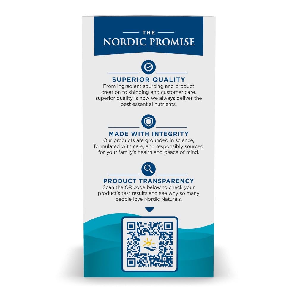 Nordic Naturals Ultimate Omega, Lemon Flavor - 120 Soft Gels - 1280 mg Omega-3 - High-Potency Fish Oil Supplement with EPA & DHA - Promotes Brain & Heart Health - Non-GMO - 60 Servings - Medaid International