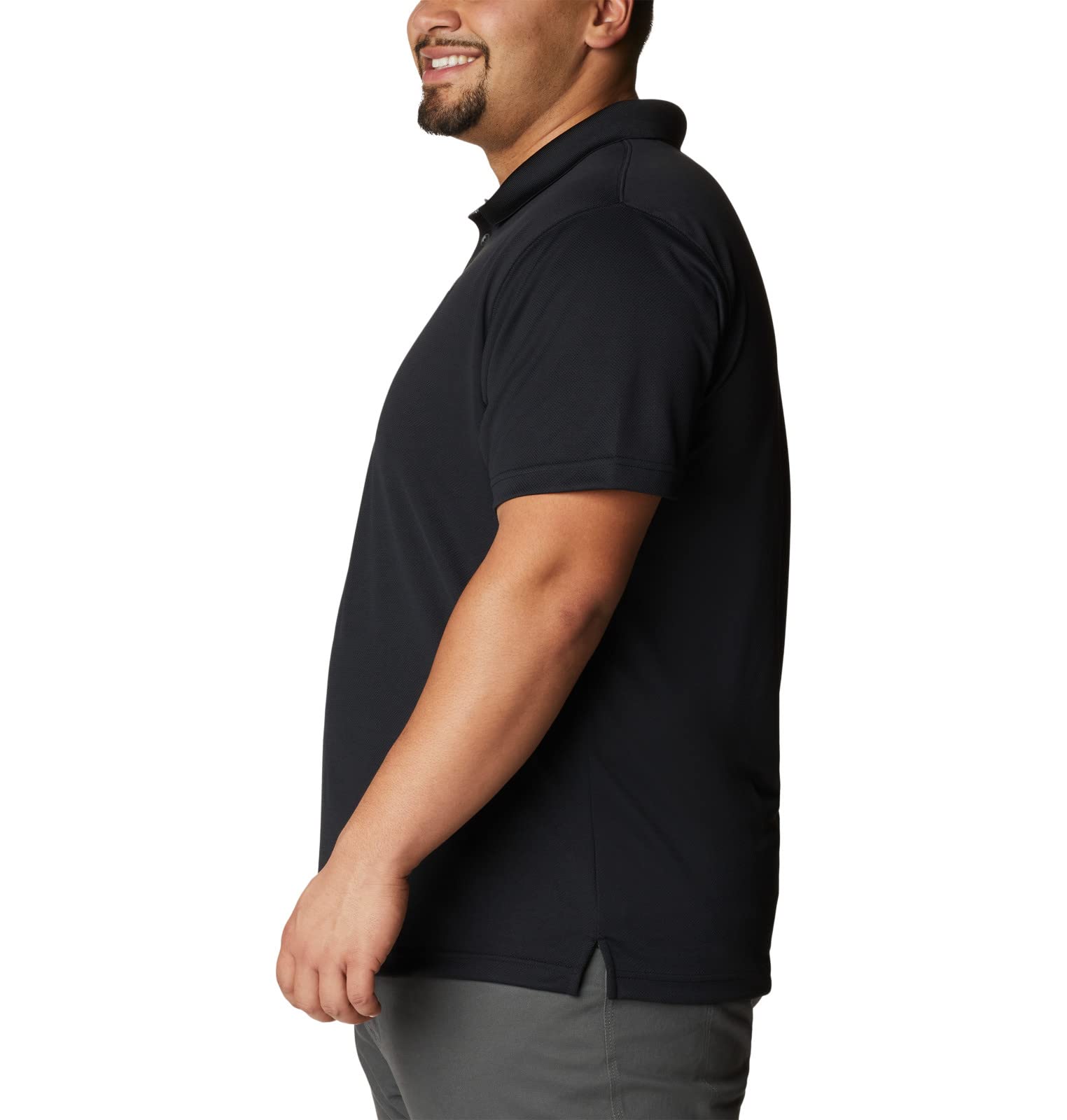 Columbia Mens Utilizer Short Sleeve Polo, Black, 5X - Medaid International