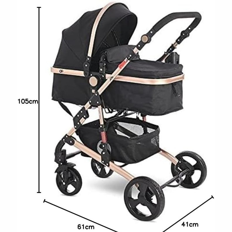 Lorelli - Baby Stroller - Alba Premium Set 3in1 - (NEW) - Black - Travel System