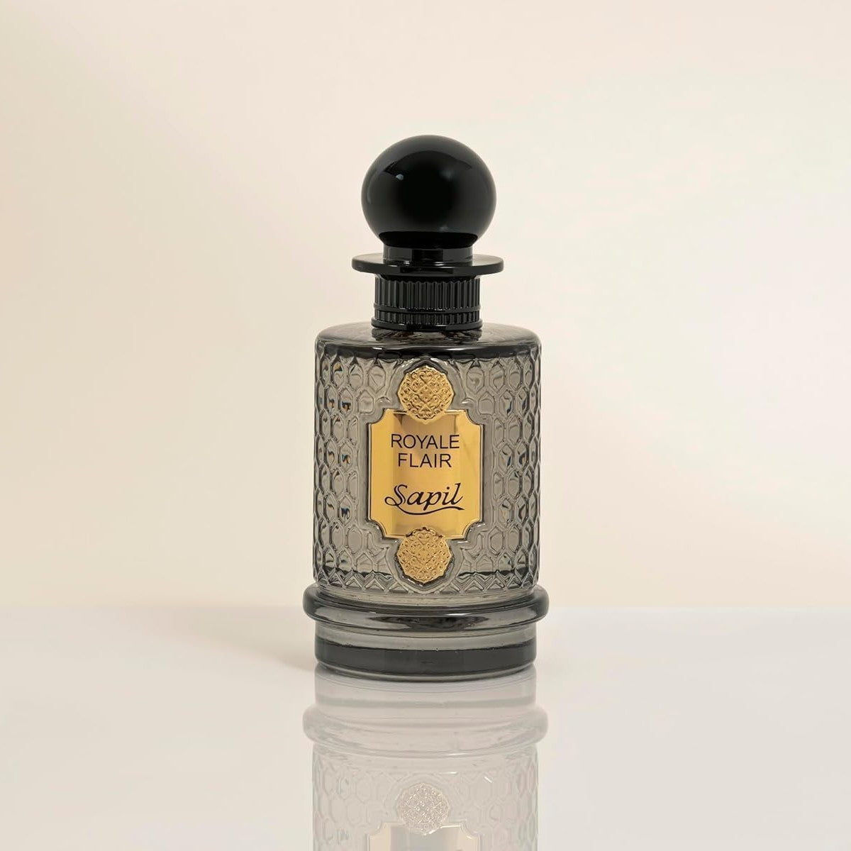 Sapil Royale Flair Unisex Eau De Parfum – Spicy Woody Oud & Amber Blend – Long-Lasting Premium Luxury Fragrance for Men & Women – Arabic Dubai Perfume – 3.38 oz - Medaid International