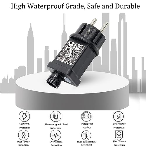 Aniepaa - 31V LED Power Supply with 8 Modes, Timer Memory, IP44 Waterproof