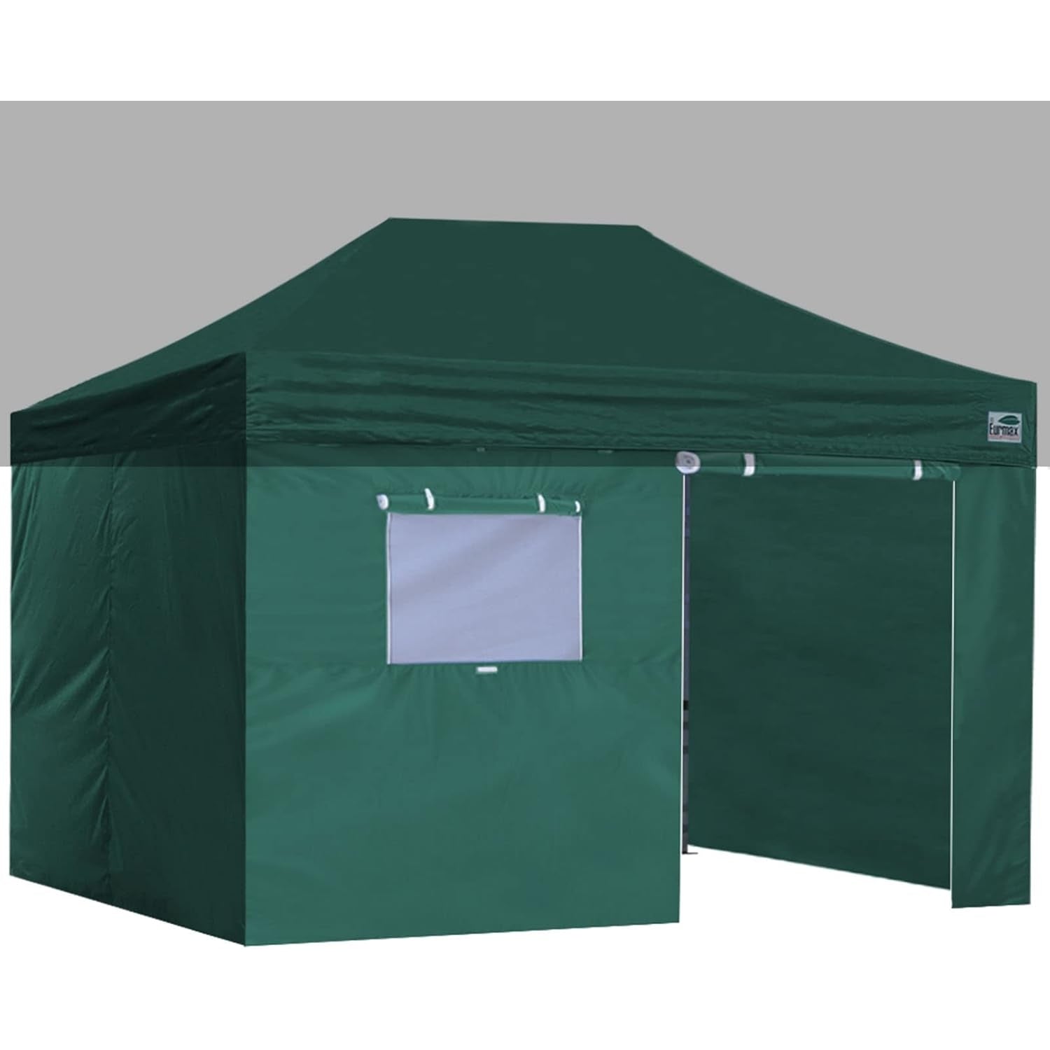 Eurmax USA Full Zippered Walls for 10 x 20 Easy Pop Up Canopy Tent,Enclosure Sidewall Kit with Roller Up Mesh Window and Door 4 Walls ONLY,NOT Including Frame and Top（White） - Medaid International