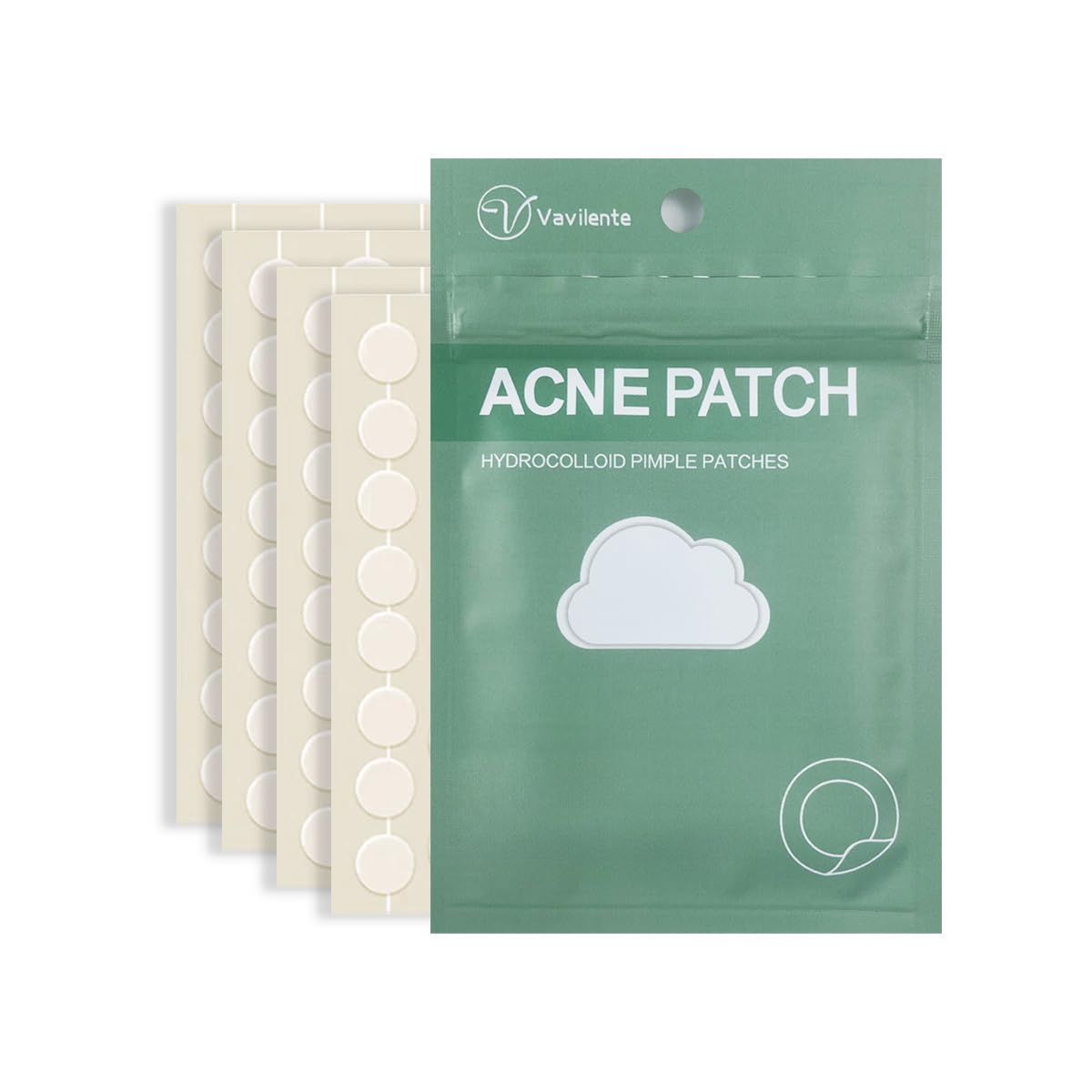 Vavilente Acne Pimple Patches, Hydrocolloid Acne Patches with Tea Tree Oil,Salicylic Acid & Calendula Oil,Pimple Patch for Face, Zit Patches,Pimple Stickers(150 Count) - Medaid International