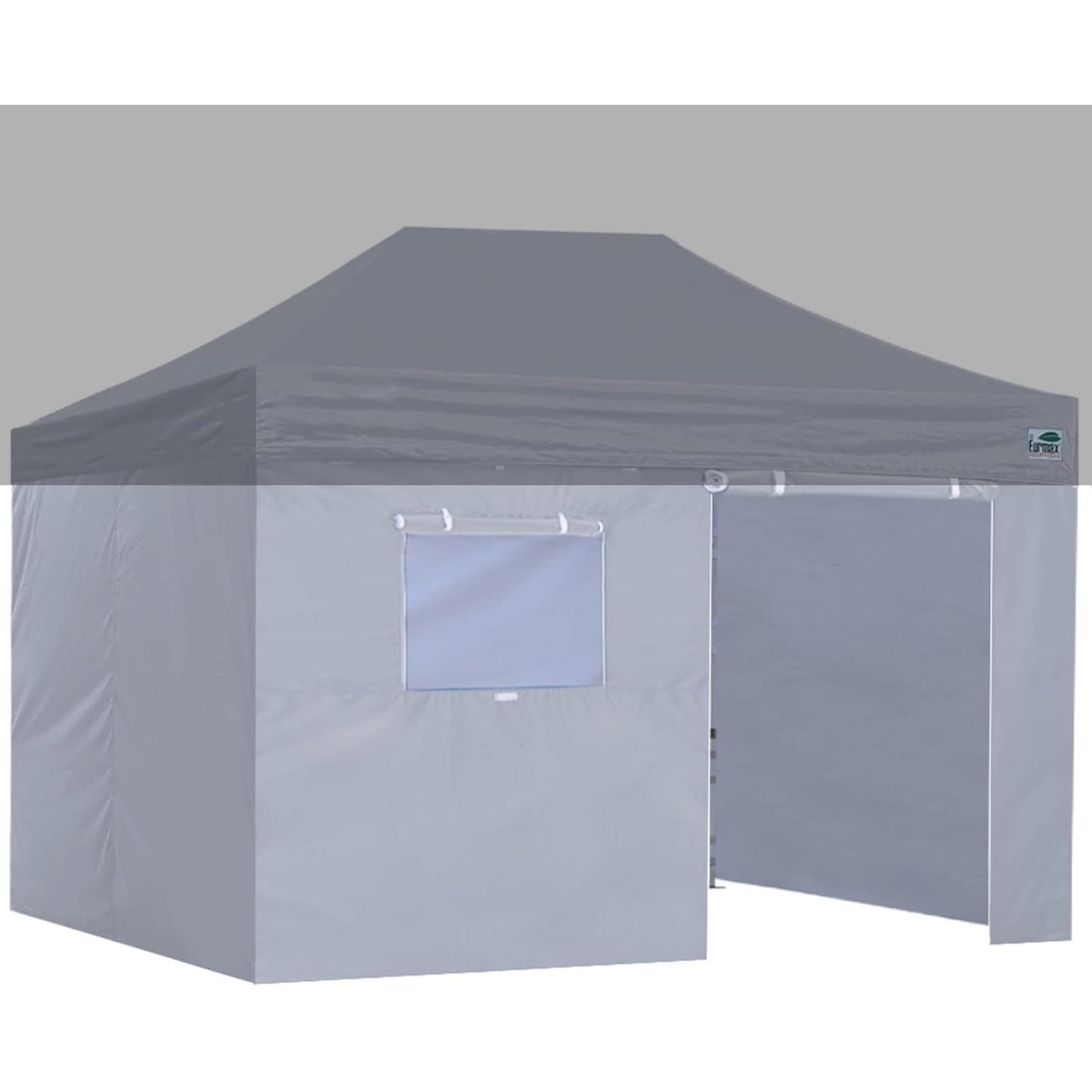 Eurmax USA Full Zippered Walls for 10 x 20 Easy Pop Up Canopy Tent,Enclosure Sidewall Kit with Roller Up Mesh Window and Door 4 Walls ONLY,NOT Including Frame and Top（White） - Medaid International
