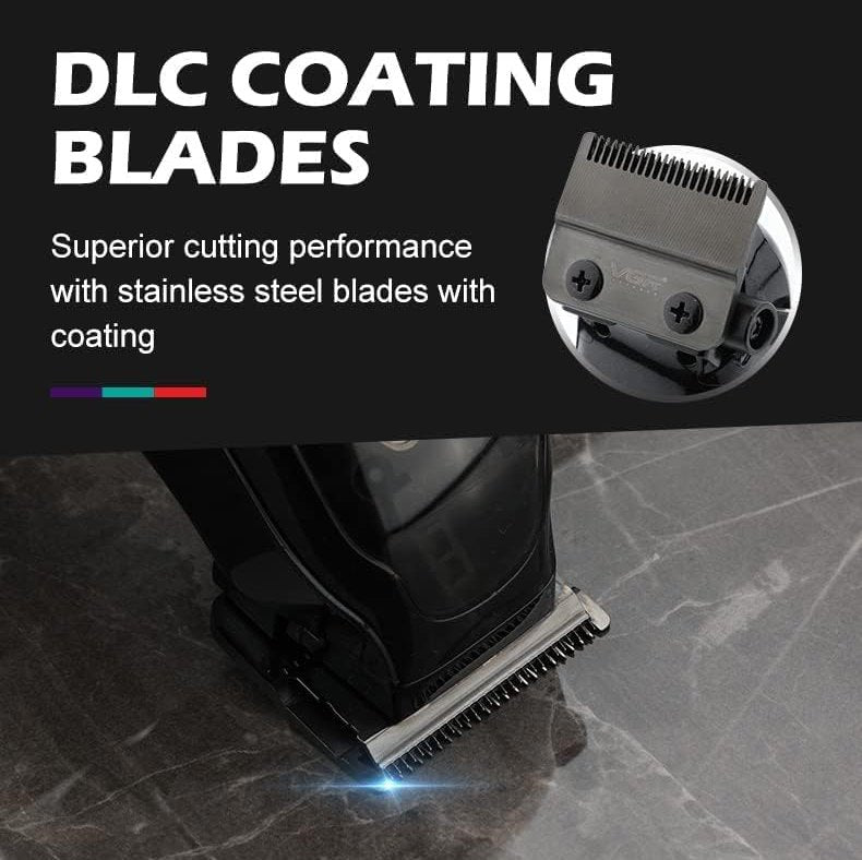 VGR V-653 Magnetic Motor Cordless Hair Clipper