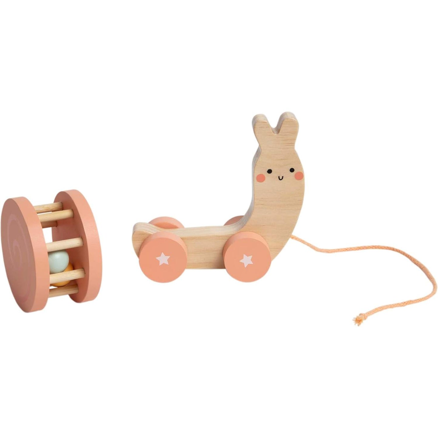Pearhead - Snail Wooden Pull Toy