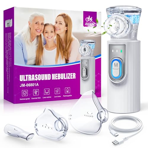 Au Yat - Portable Nebulizer with Compact Design, Quiet Operation, and Easy Cleaning