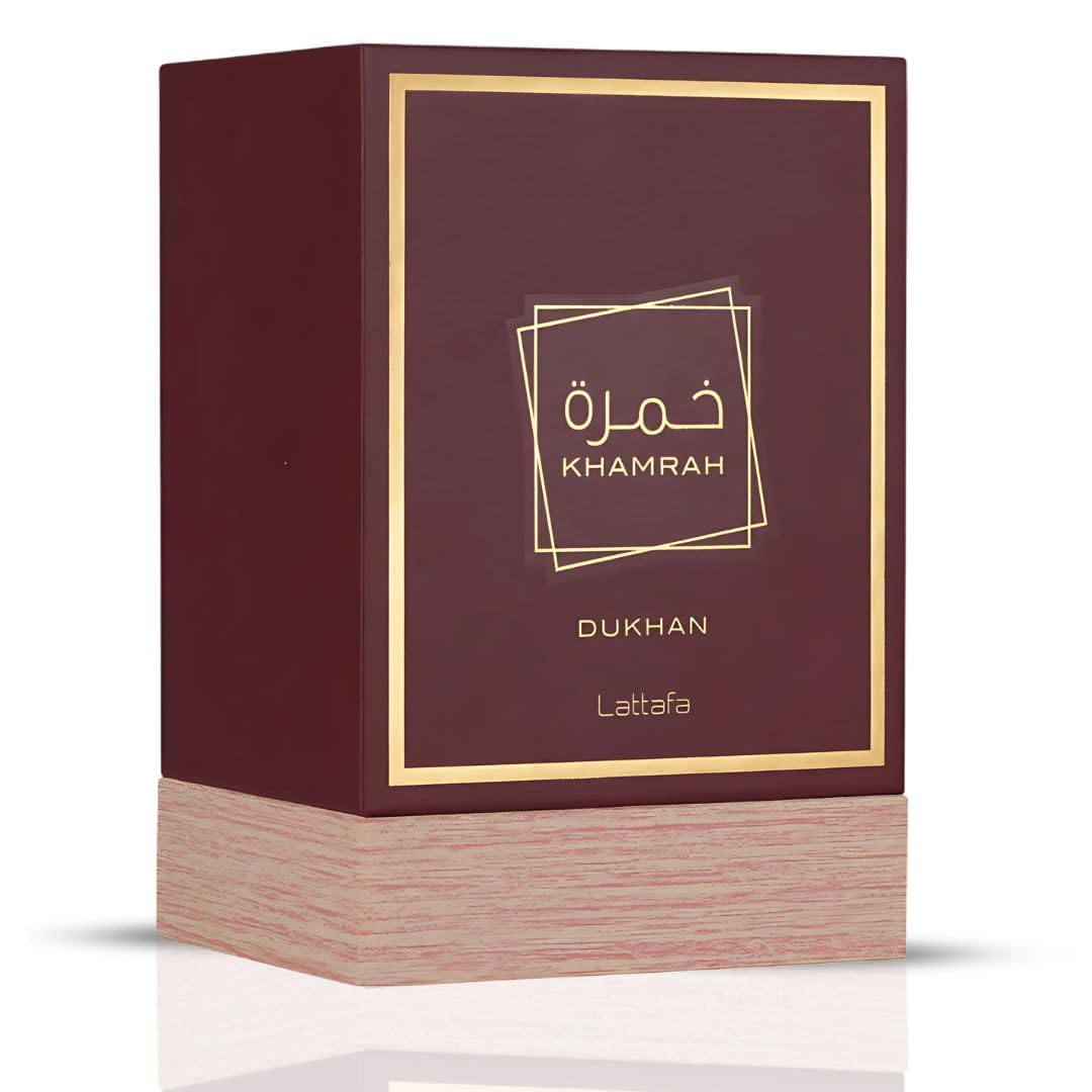 Lattafa Khamrah Dukhan for Unisex Eau de Parfum Spray, 3.4 Ounce / 100 ml - Medaid International