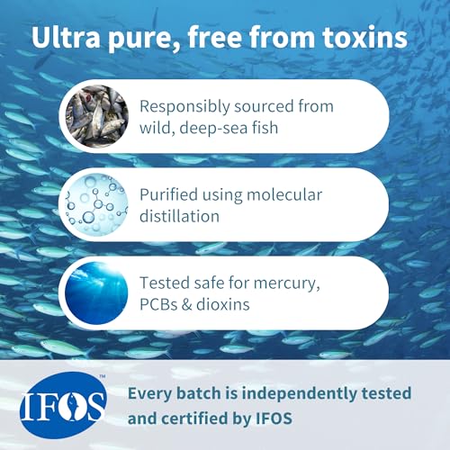 Igennus Pharmepa Restore, Pure EPA 1000mg, Omega 3 rTG Fish Oil, IFOS Certified, High Absorption, 90% Concentration Triple Strength, Wild & Sustainable, Lemon Flavor, 1-Month Supply, 60 Softgels - Medaid International