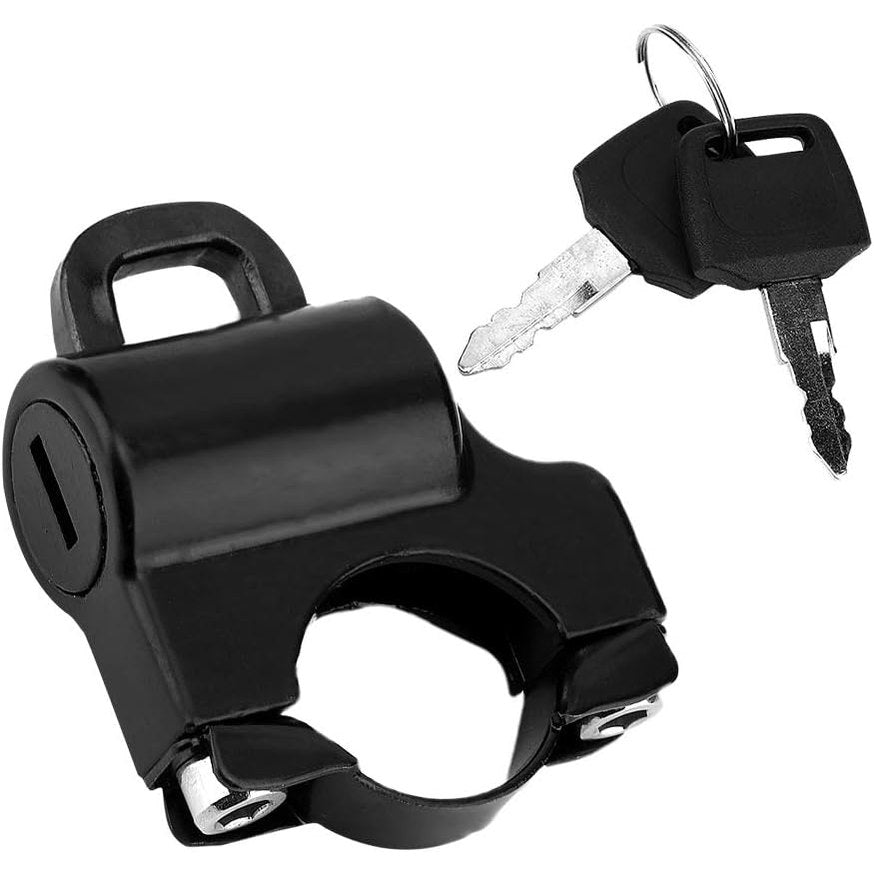 Motorcycle Helmet Lock Anti-Theft,Universal Helmet Lock Anti Theft Helmet Lock Cable,Tamper-Proof Helmet Security Lock with 2 Keys,Metal Helmet Locks for Motorcycles Scooter Street Bike