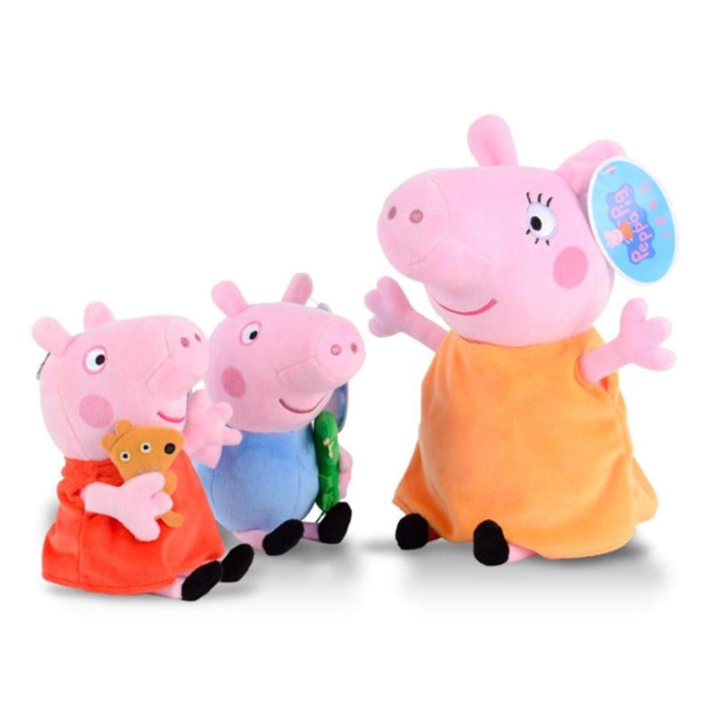AM ANNA 4Pcs/set Peppa Pig Stuffed Plush Toy 25/30cm Peppa George Pig Family Party Dolls Toys Animal Plush Toys