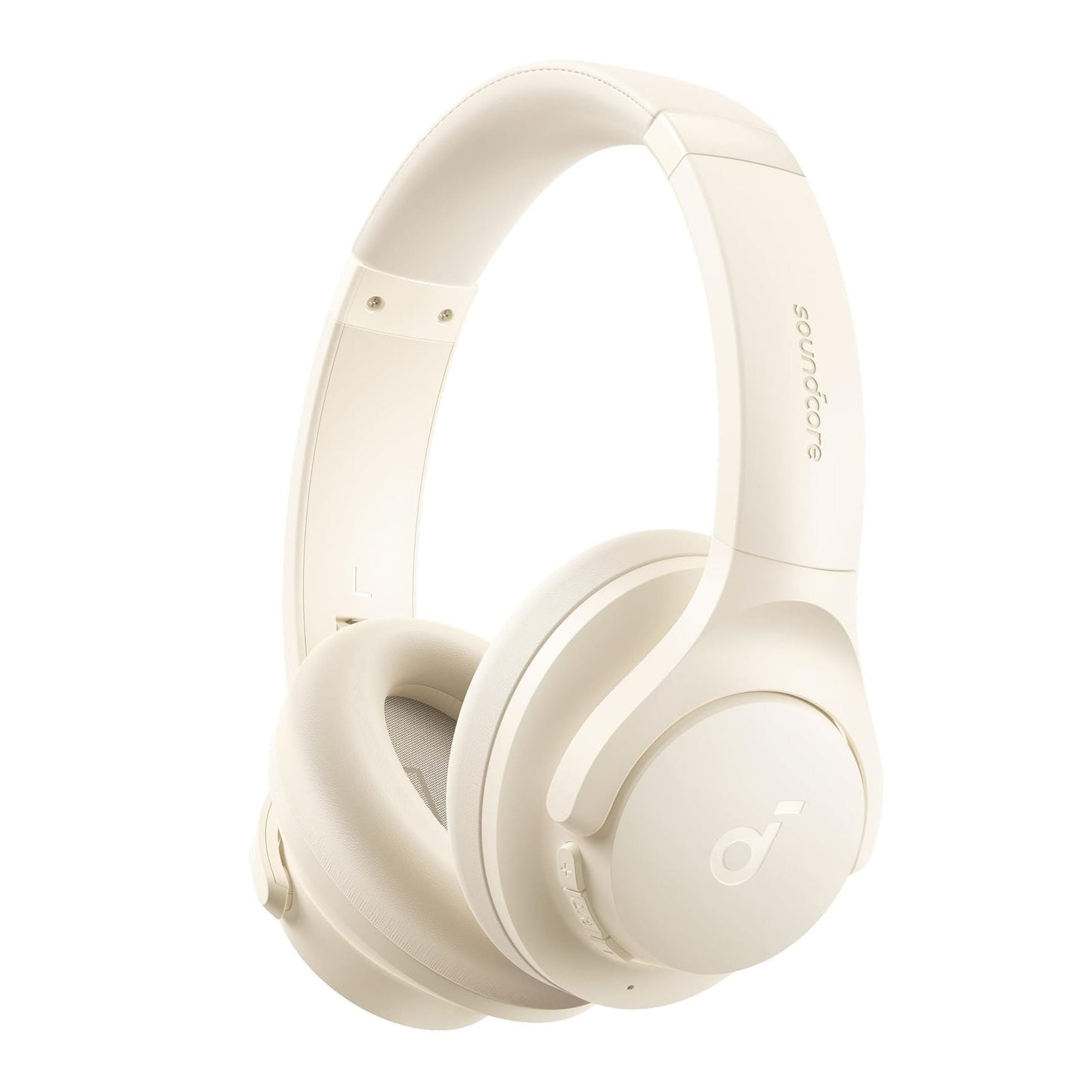 Soundcore by Anker Q20i Hybrid Active Noise Cancelling Headphones, Wireless Over-Ear Bluetooth, 40H Long ANC Playtime, Hi-Res Audio, Big Bass, Customize via an App, Transparency Mode (White) - Medaid International